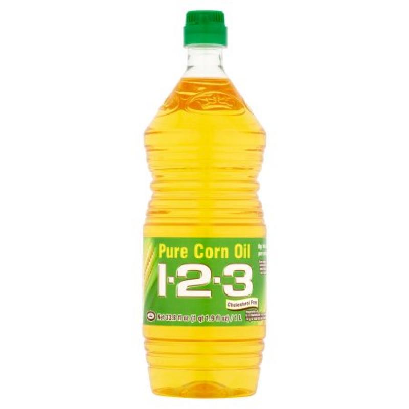 1-2-3 Pure Corn Oil, 33.8 fl oz