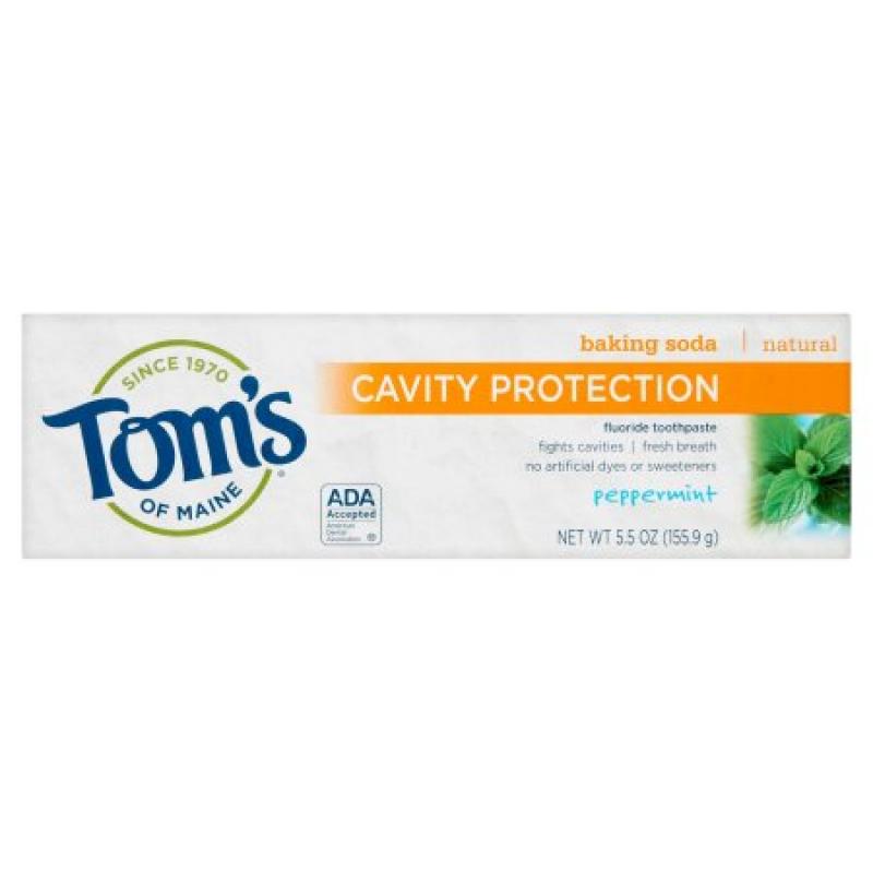Tom&#039;s of Maine Cavity Protection Peppermint Fluoride Toothpaste 5.5oz