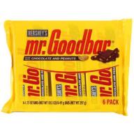 Mr. Goodbar Milk Chocolate Bars, 6 Count, 10.5 oz