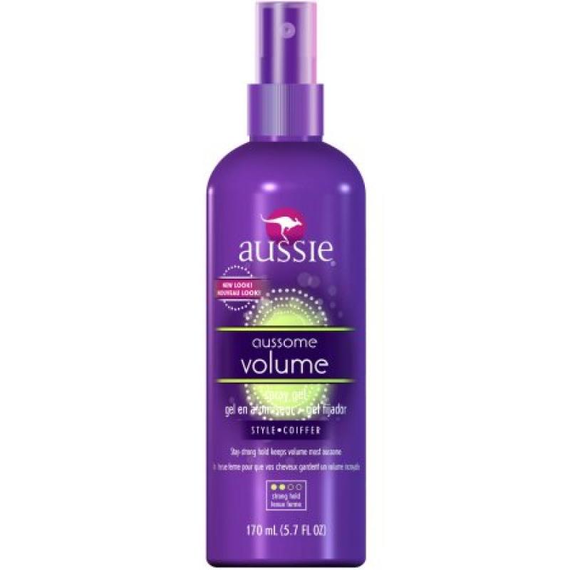 Aussie Aussome Volume Spray Hair Gel, 5.7 fl oz