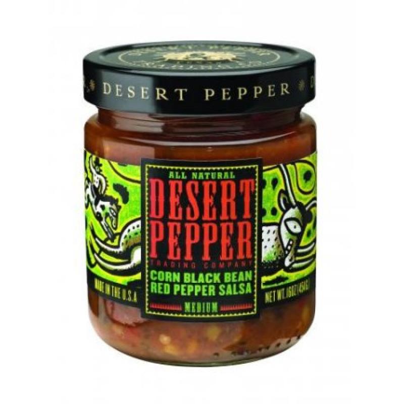 Desert Pepper Trading Desert Pepper Corn Black Bean Red Pepper Salsa 16 Ounce