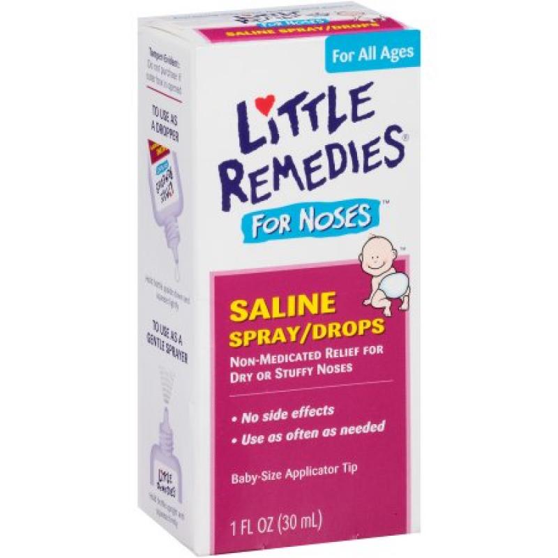 Little Remedies for Noses Saline Spray/Drops, 1 fl oz