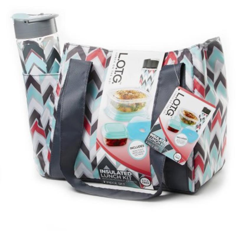 L.O.T.G. Insulated Lunch Kit with Removable Ice Pack