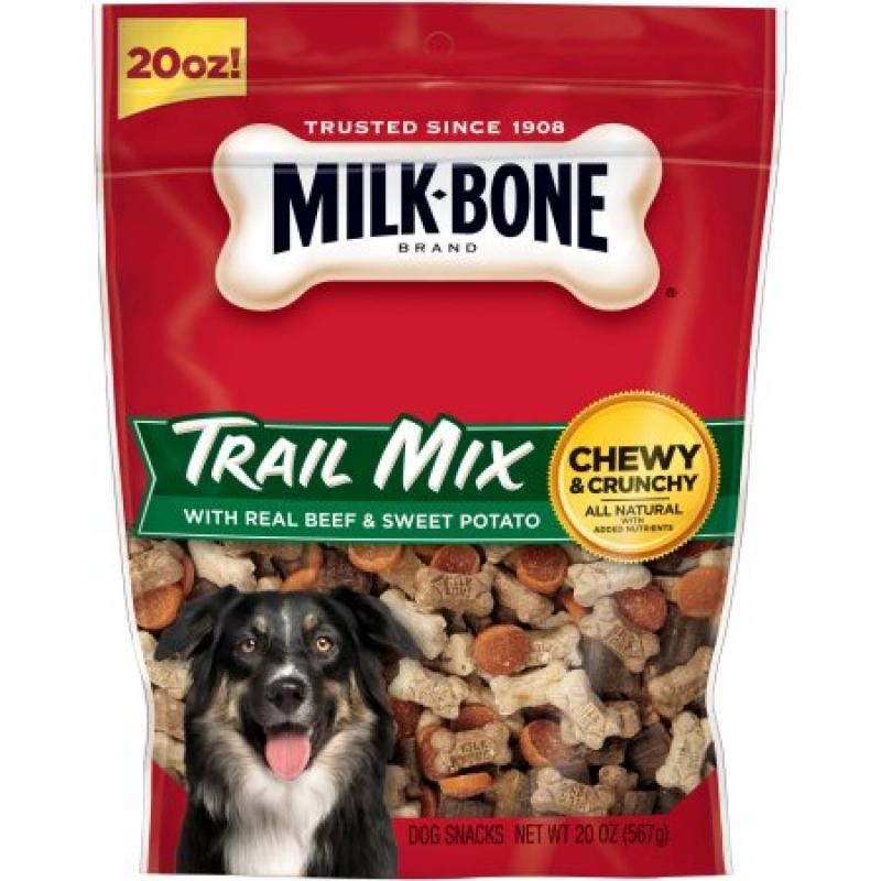 Milk-Bone Trail Mix with Real Beef & Sweet Potato Dog Snacks 20 oz. Pouch