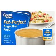 Great Value Pot-Sized Angel Hair Pasta, 16 oz