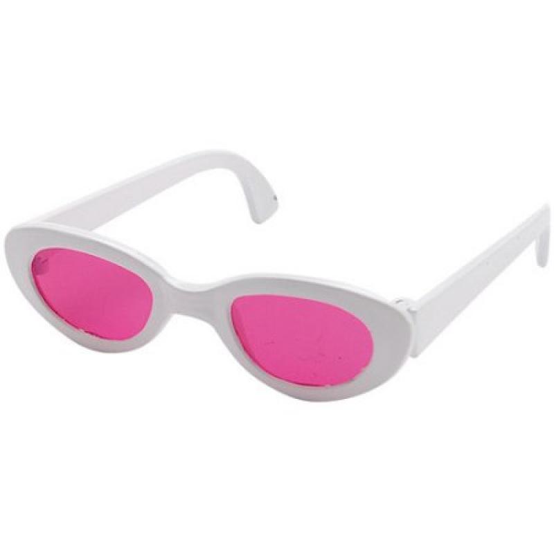 Springfield Collection Sunglasses, White with Pink Lenses