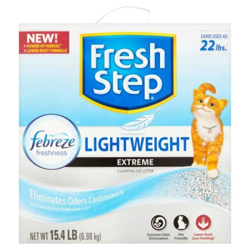 Febreze Fresh Step Lightweight Extreme Clumping Cat Litter 15.4lb