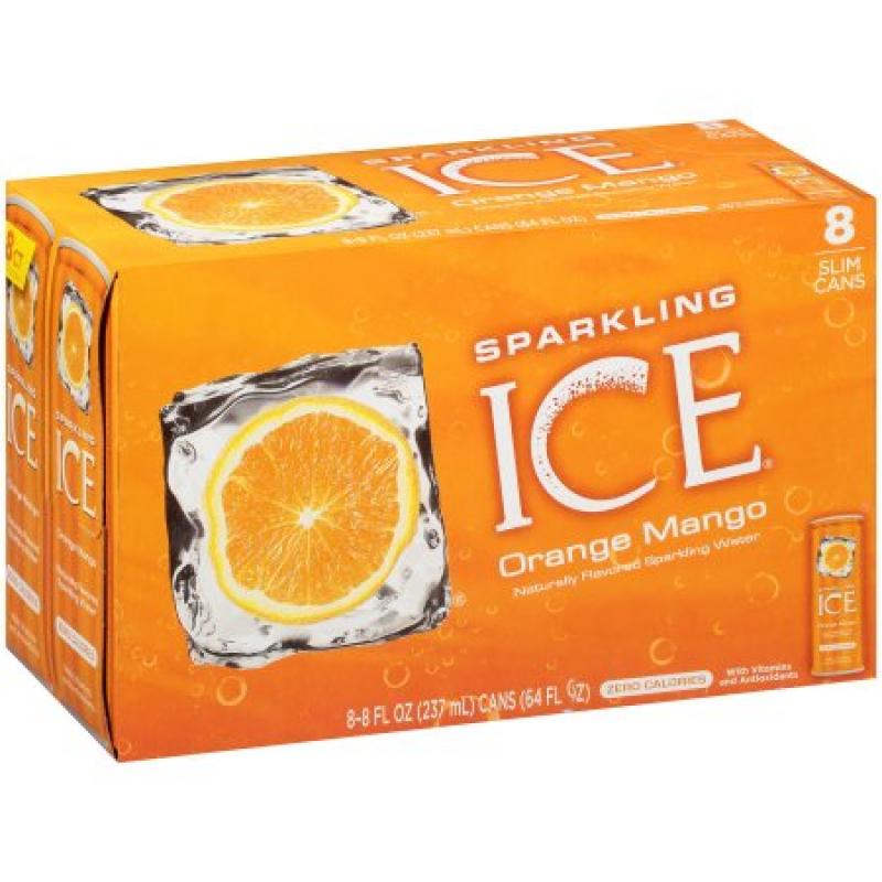 Sparkling Ice® Orange Mango Sparkling Water 8-8 fl. oz. Can