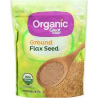 Great Value Organic Ground Flax Seed, 16 Oz.