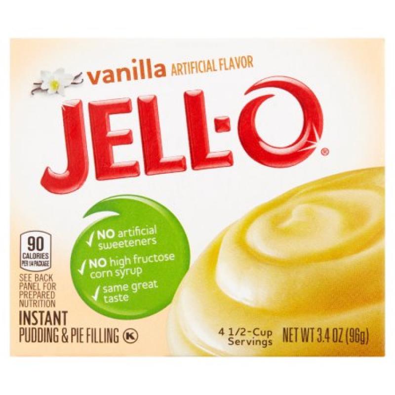 Jell-O Instant Pudding & Pie Filling Vanilla, 3.4 Oz