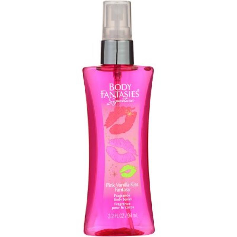 Body Fantasies Signature Pink Vanilla Kiss Body Spray, 3.2 fl oz