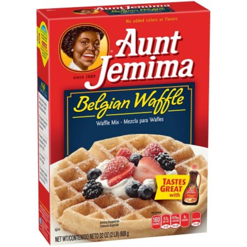 Aunt Jemima® Belgian Waffle Mix 32 oz. Box