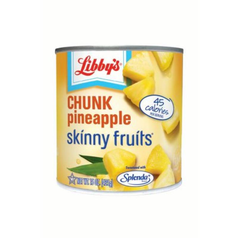Libby&#039;s Skinny Fruits Chunk Pineapple, 15 oz
