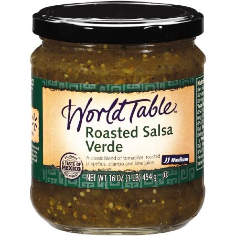 World Table Roasted Salsa Verde, Medium, 16 Oz