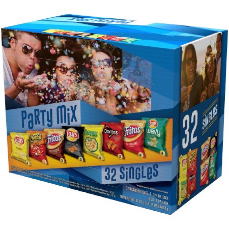 Frito-Lay Party Mix Variety Pack, 32 count, 31 oz