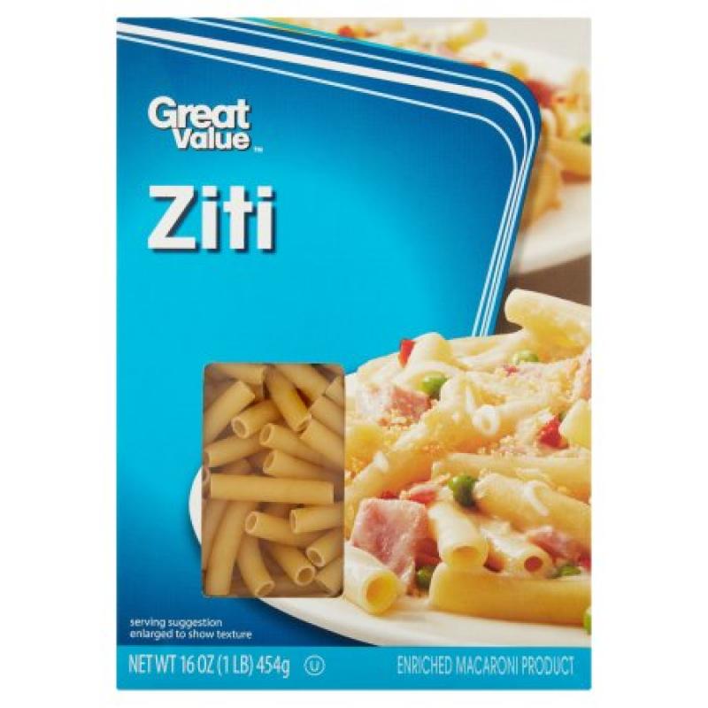 Great Value Ziti, 16 oz