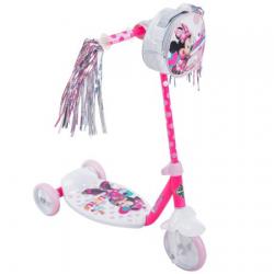 Disney Minnie Girls&#039; 3-Wheel Pink Scooter, by Huffy