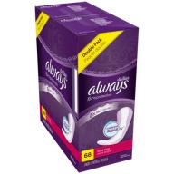 Always�� Dailies Xtra Protection Extra Long Liners 68 ct Box