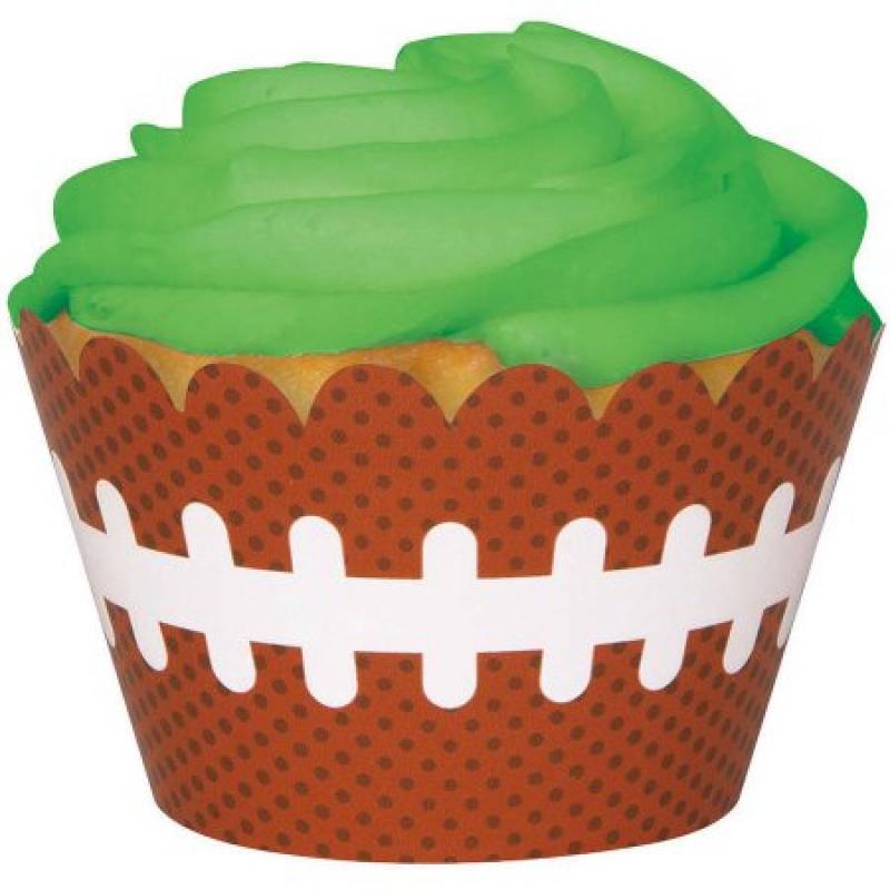 Football Cupcake Wrappers, 12-Count
