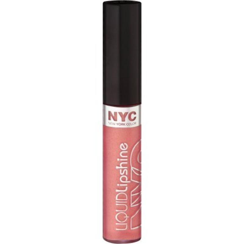 N.Y.C. New York Color Liquid Lipshine Lip Gloss, 631 Chelsea Pink, 0.24 fl oz