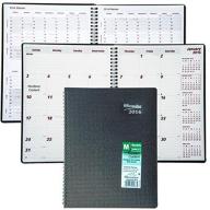 Brownline DuraFlex Nonrefillable Monthly Planner - Julian - Monthly - 1.2 Year - December 2017 till January 2019 - 1 Month Single Page Layout - 11" x 8.50" - Twin Wire - Black - Poly - Non-refillable,