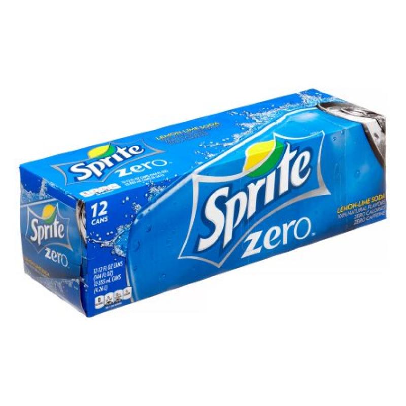 Sprite Zero Lemon-Lime Soda, 12 Fl Oz, 12 Count