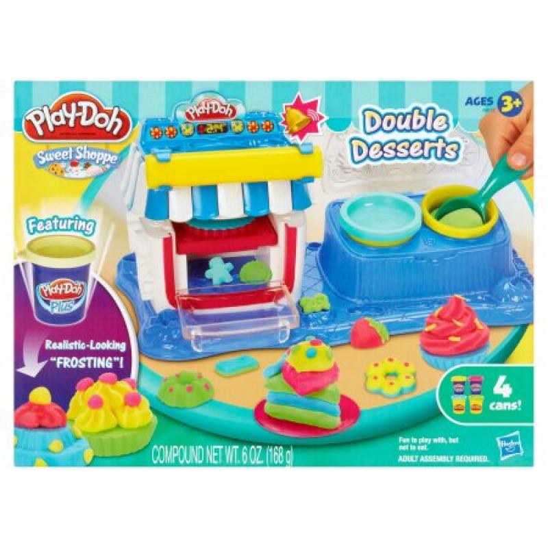 Hasbro Play-Doh Sweet Shoppe Double Desserts Ages 3+, 6 oz
