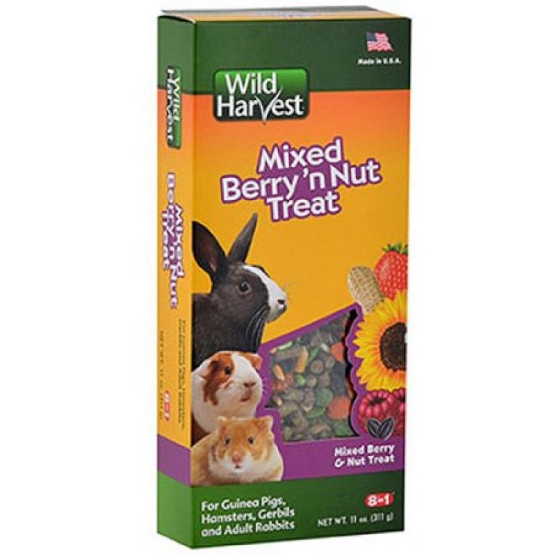 8In1 Pet Products: Treat For Small Animals Wild Harvest Mixed Berry & Nut Treat, 11 Oz