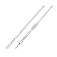 Unique Bargains Acne Removal Pimple Remover Blackhead Extractor Tool 2 in 1 Set