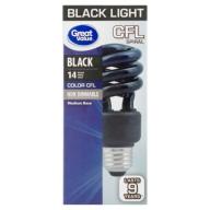 Great Value CFL Light Bulb 14W Black