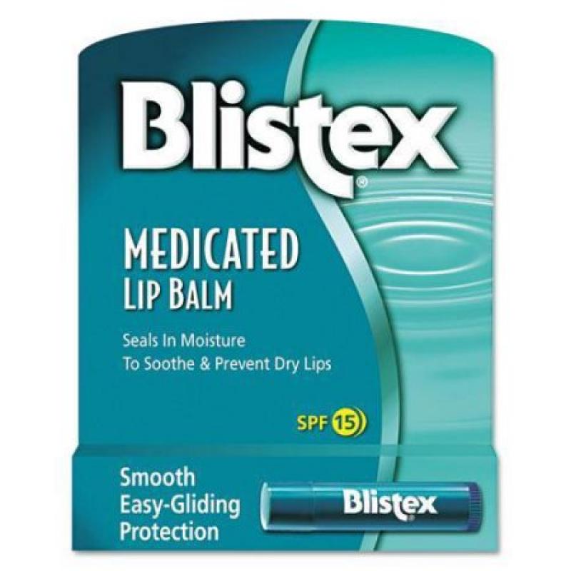 Blistex Medicated Lip Balm Plus Ultra-Hydrating Ingredients, .15 oz