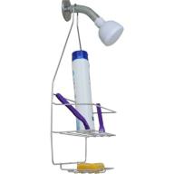 Bathroom Over The Showerhead Shower Caddy for Shampoo, Conditioner, Soap, Chrome