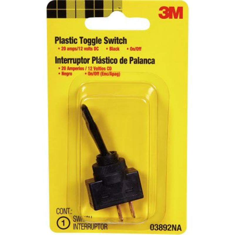 3M Toggle Switch, Black