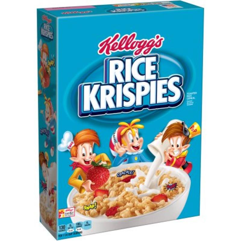 Kellogg&#039;s Rice Krispies Cold Cereal, 12 ounce box