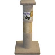 Classy Kitty FAT Cat Post with Carpet and Sisal, 17"L x 17"W x 32.5"H