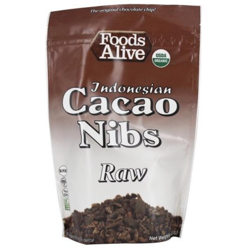 Foods Alive Organic Cacao Nibs, 8 Oz
