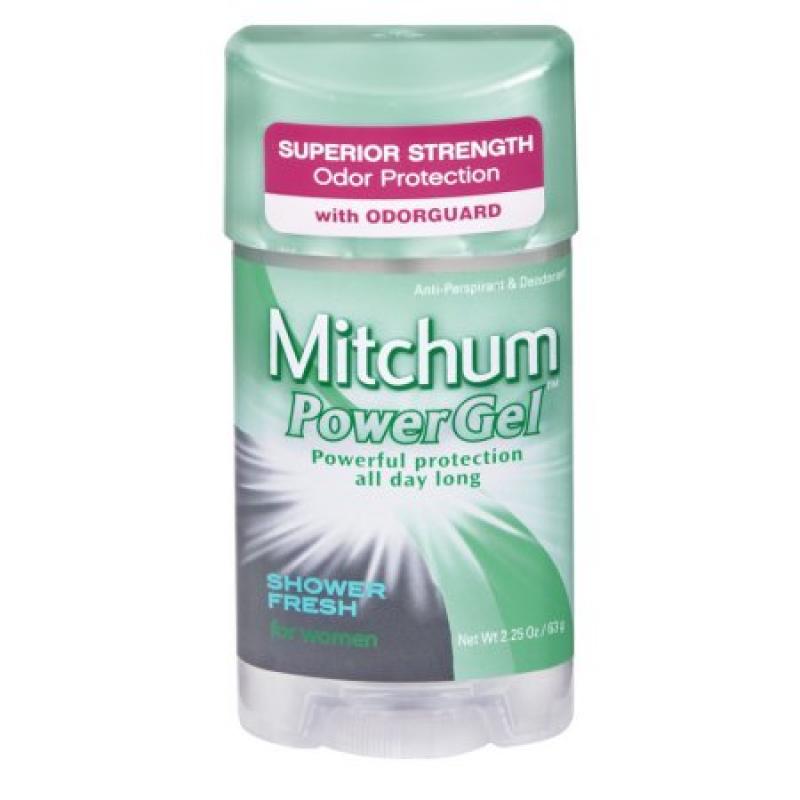 Mitchum for Women Shower Fresh Clear Gel Anti-Perspirant & Deodorant for Women, 2.25 oz