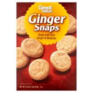 Great Value Ginger Snaps, 16 oz