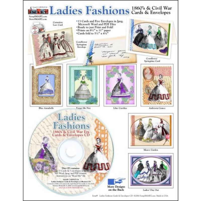ScrapSMART Ladies&#039; Fashions Cards and Envelopes