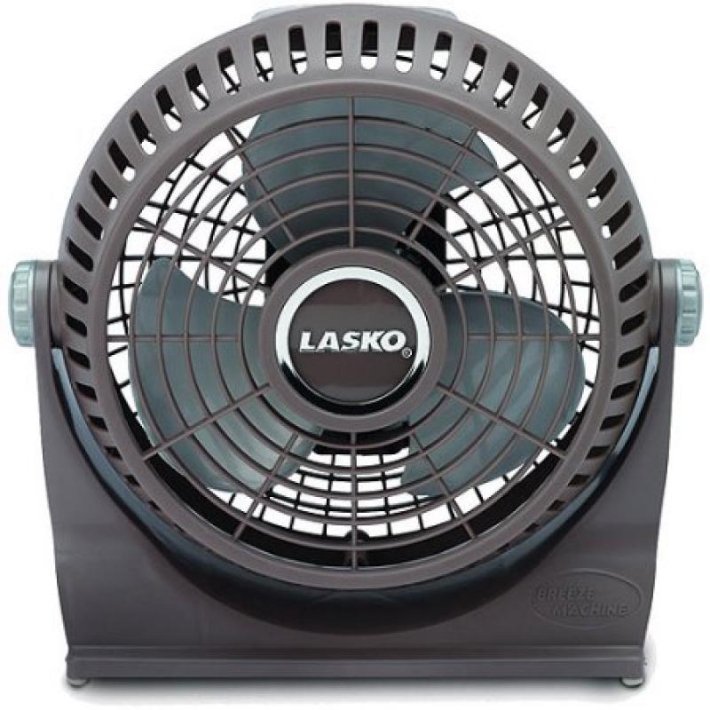 Lasko 505 Breeze Machine Fan - 254mm Diameter - 2 Speed - Adjustable Tilt Head - Plastic