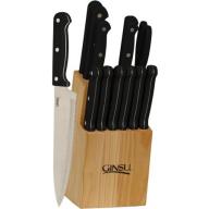 Ginsu Essential Series 14-Piece Cutlery Set with Ginsu Nameplate Block