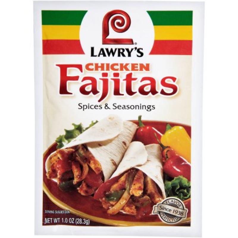 Lawry&#039;s® Chicken Fajitas Seasoning Mix with Natural Spices, 1 oz. Packet