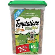 TEMPTATIONS MixUps Treats for Cats CATNIP FEVER Flavor 16 Ounces