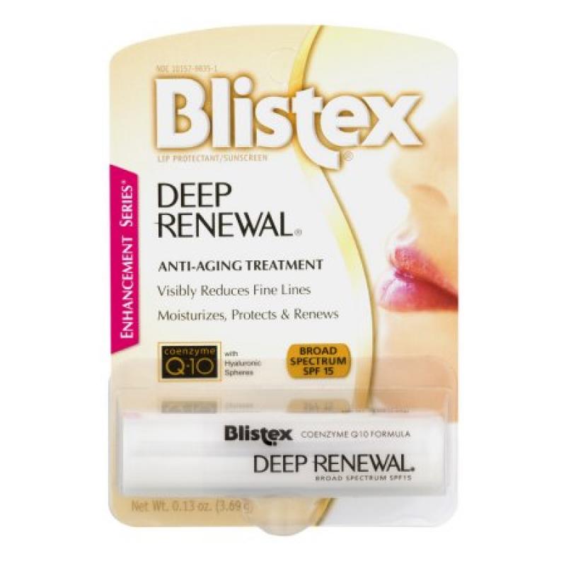 Blistex Deep Renewal Anti-Aging Treatment Lip Protectant/ Sunscreen . 13 oz