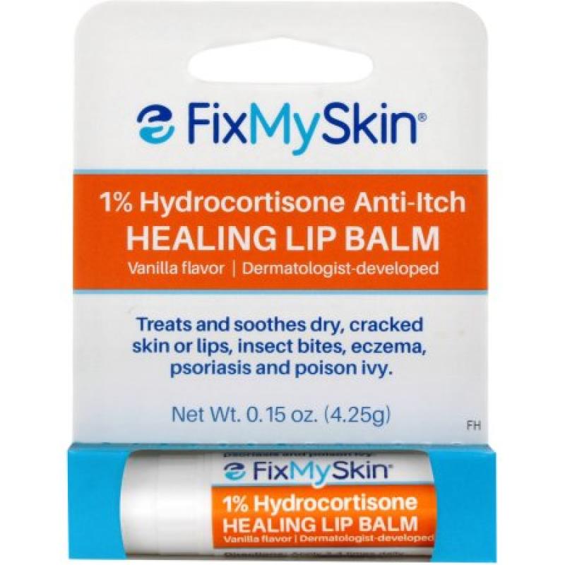 FixMySkin Vanilla Healing Lip Balm, .15 oz