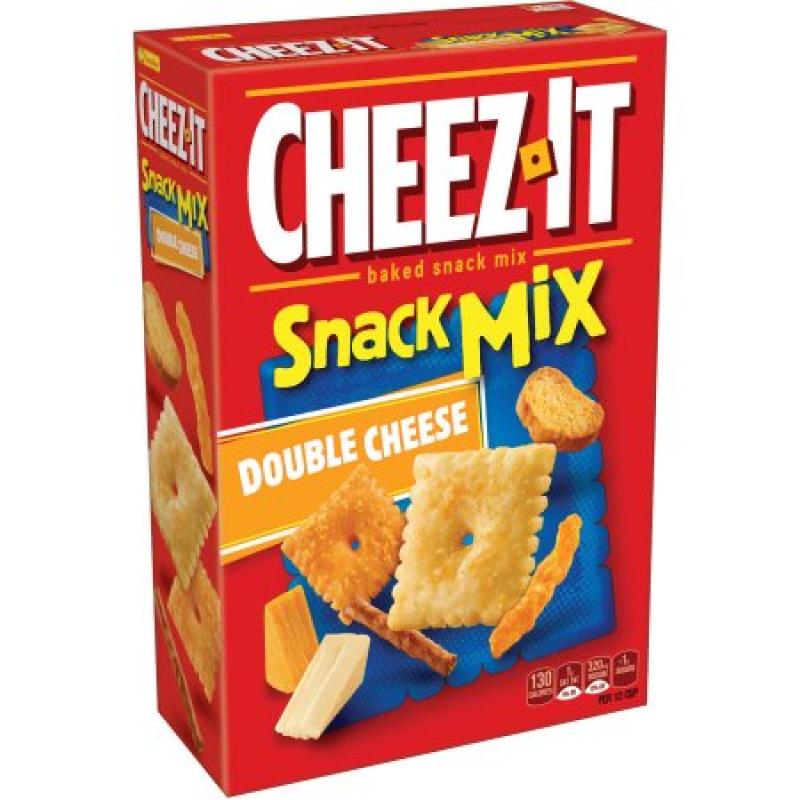 Cheez-It Double Cheese Baked Snack Mix, real cheese box of 9.75 oz