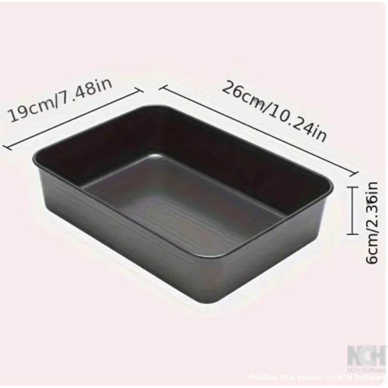 1Pc Nonstick Cake Pan Rectangular Casserole Pans Casserole Baking Pan Lasagna Container Carbon Steel Baking Pan