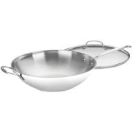 Chef&#039;s Classic 14" Stir-Fry Pan, Stainless Steel