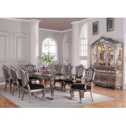 SILVER ANTIQUE DINING TABLE