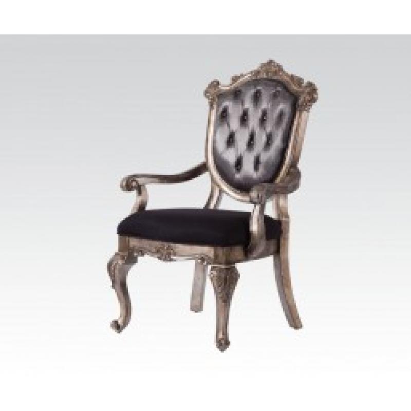 SILVER ANTIQUE SIDE CHAIR